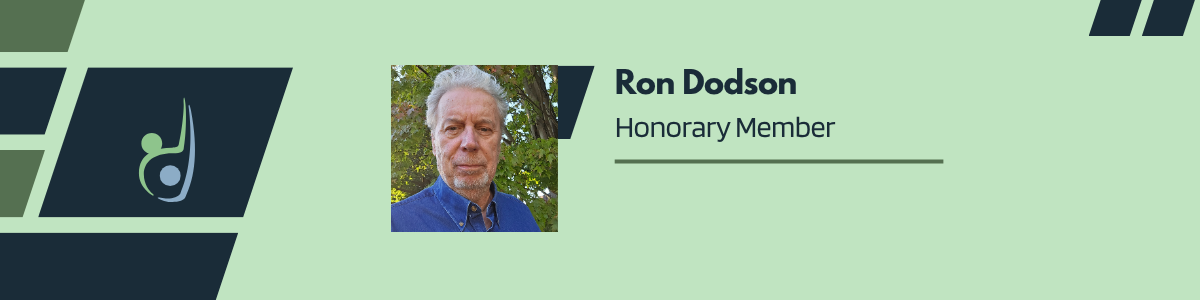 Banner featuring Ron's headshot