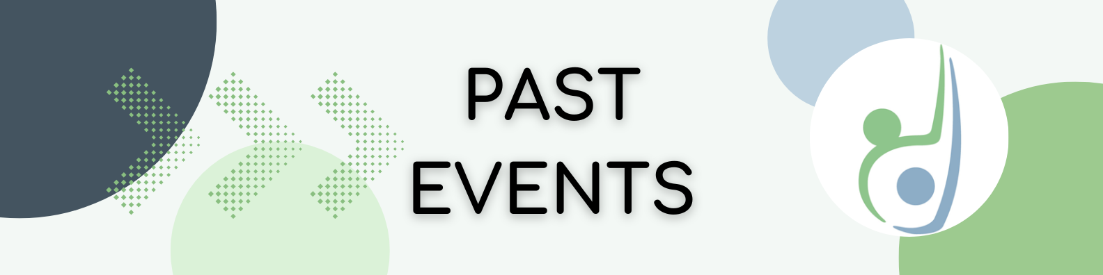 Web banner that reads &quot;Past Events&quot;